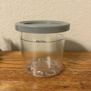 Ninja Creami 24oz BPA-Free Pint Containers Gray